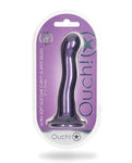 Shots Ouch 7" Metallic Purple Curvy G-spot Dildo