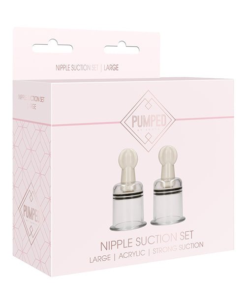 Shots Pumped Nipple Set: Elevate Your Sensory Experience Product Image.