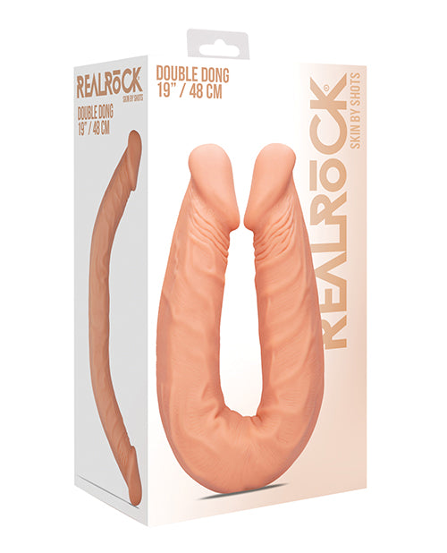 18" Realrock Double Dong: Ultimate Pleasure Experience Product Image.