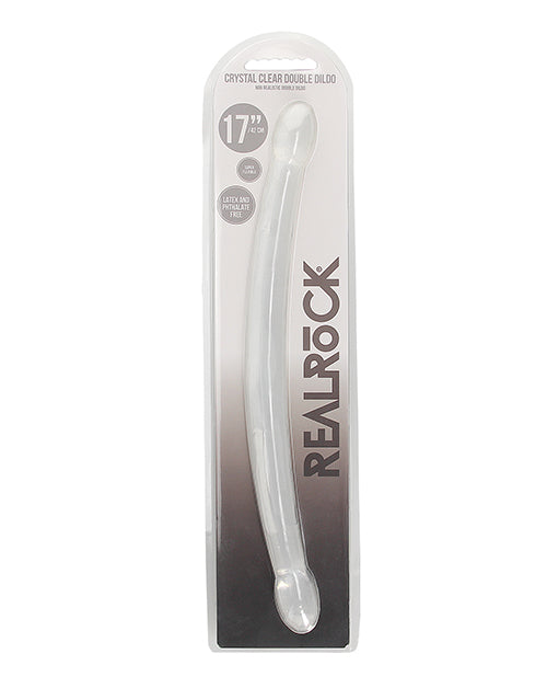 Realrock Crystal Clear 17" Double Dildo - featured product image.