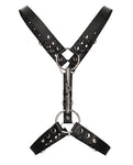 Unleash Your Desires with Shots Uomo Men's Black Harness with Metal Bit