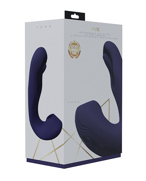 Shots Vive Yuna Dual Action Airwave Vibrator: Ultimate Pleasure Combo Product Image.