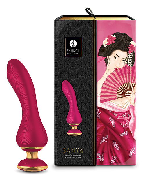 Shop for the Shunga Sanya Raspberry Luxury Intimate Massager at My Ruby Lips