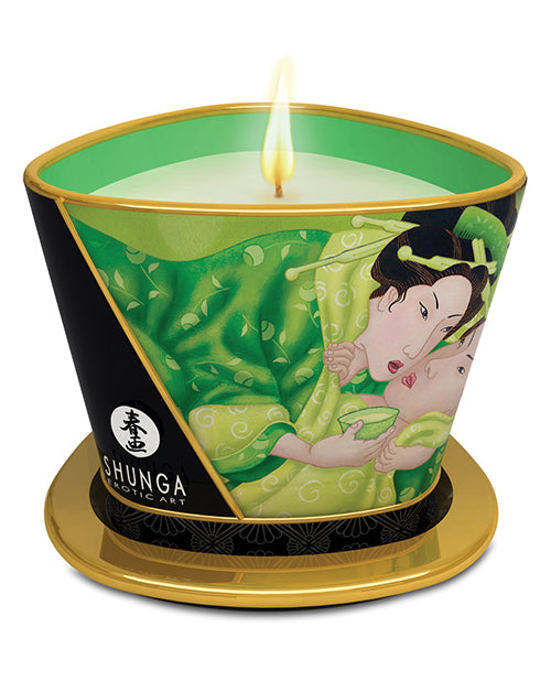 Shop for the Shunga Zenitude Green Tea Massage Candle - 5.7 oz at My Ruby Lips
