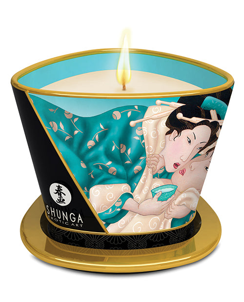 Shunga Island Blossoms 按摩蠟燭 - 5.7 盎司 Product Image.