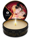 Vela de masaje Shunga Mini Candlelight - 1 Oz: ambiente y masaje en uno