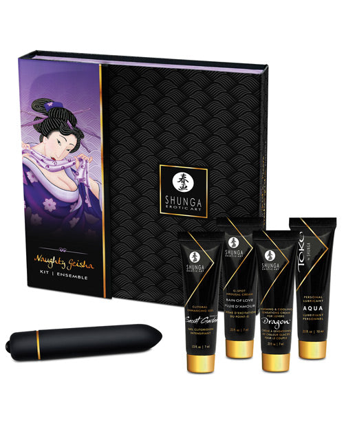 Shop for the Shunga Naughty Geisha Collection - Sensual Pleasure Kit at My Ruby Lips