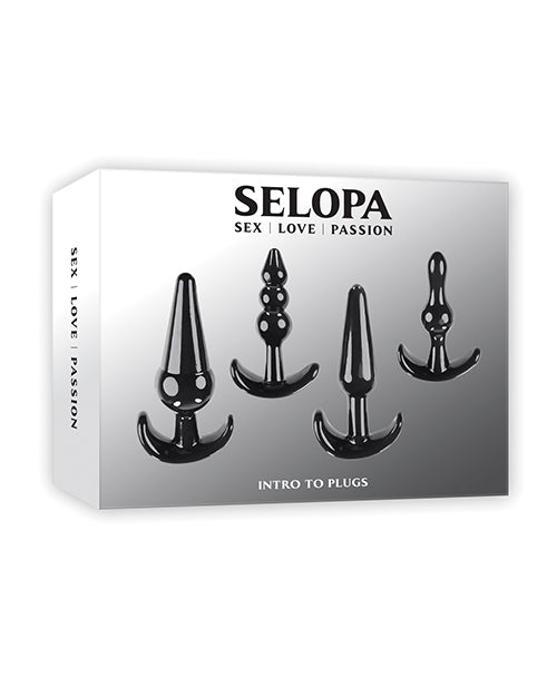 Kit de introducción a los enchufes Selopa Black: un viaje al placer - featured product image.