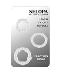 Selopa 透明勃起環 - 3 級支撐