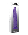 Selopa Slimplicity - Juguete de placer delgado con textura realista, color morado