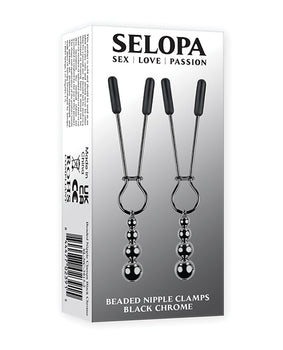 Pinzas para pezones con cuentas Selopa: elegancia sensual - Featured Product Image