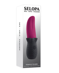 Selopa Tongue Teaser: Customisable Pleasure Vibrator in Pink/Black