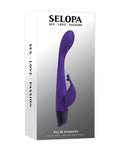 Vibrador de punto G de doble motor Selopa Plum Passion