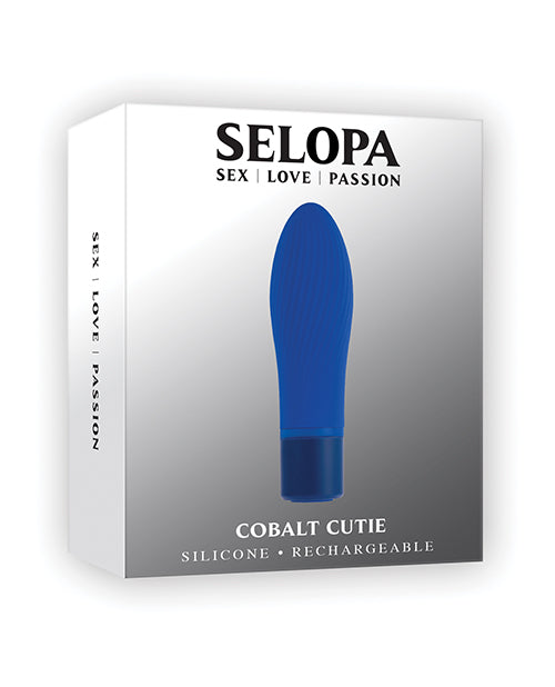 Selopa Cobalt Cutie: Vibraciones intensas, placer versátil, bala vibradora de calidad duradera - featured product image.
