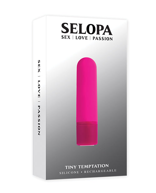 Selopa Tiny Temptation: Intense Pleasure Bullet in Pink Product Image.