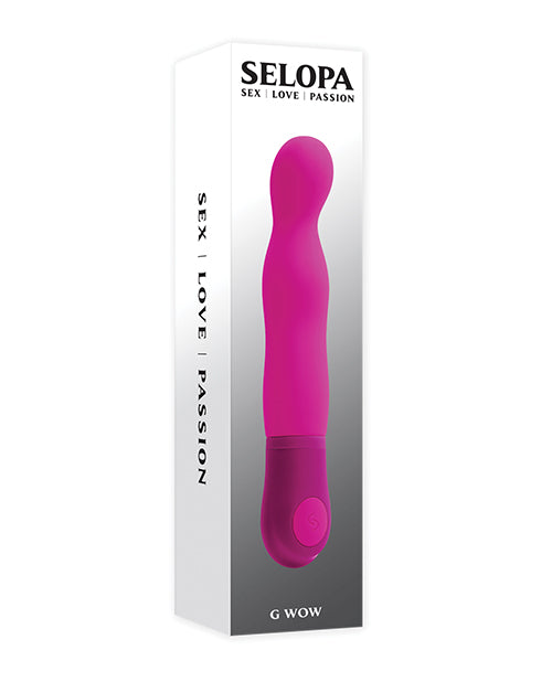 Selopa G Wow - 粉紅色 G 點震動器 Product Image.