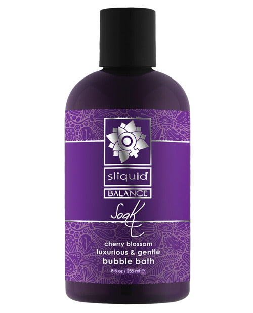 Sliquid Balance Soak: Cherry Blossom Bubble Bath - featured product image.