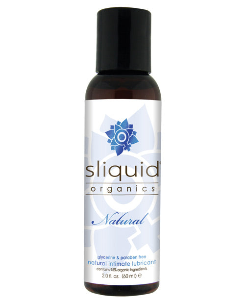 Sliquid Organics Natural - Lubricante vegano premium Product Image.