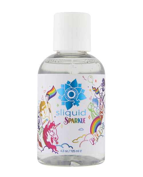 Sliquid Naturals Sparkle Pride Glitter Lube 4.2 Oz - featured product image.