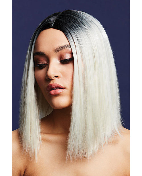 Smiffy Fever Kylie Two-Toned Inverted Bob Wig - featured product image.