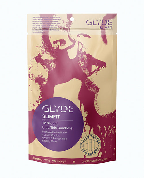 UNION Preservativos Glyde Slim Ultrafinos Product Image.