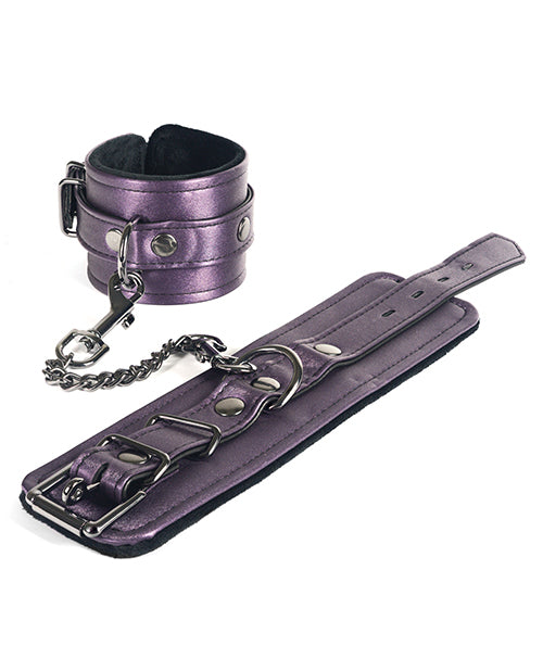 Shop for the Spartacus Galaxy Legend Purple Faux Leather Wrist Restraints at My Ruby Lips