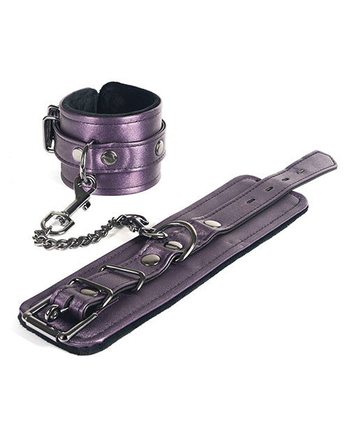 Shop for the Spartacus Galaxy Legend Purple Faux Leather Ankle Restraints at My Ruby Lips