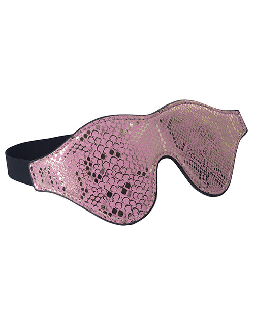 Shop for the Spartacus Snakeskin Microfiber Luxury Blindfold at My Ruby Lips