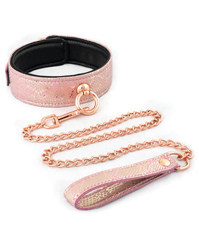 粉紅色奢華超細纖維項圈和皮帶套裝 ðŸŒ¸ - Featured Product Image