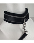 Spartacus Neoprene Silver Collar & Leash Set - Elegance Meets Comfort