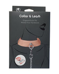 Spartacus Organo Silicone PU Collar & Leash Set