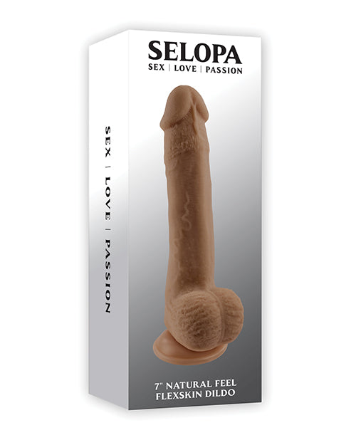 Consolador Selopa Natural Feel de 7" Flexskin - Realista y flexible - featured product image.