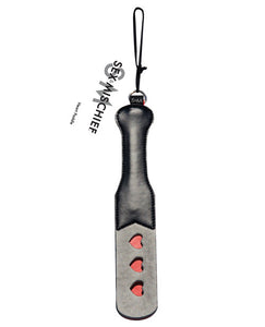 Sex & Mischief Heart Paddle: Playful Impact Fun