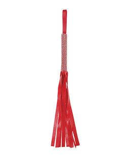 Amor Sparkle Flogger: Sensación BDSM de cuero vegano de lujo