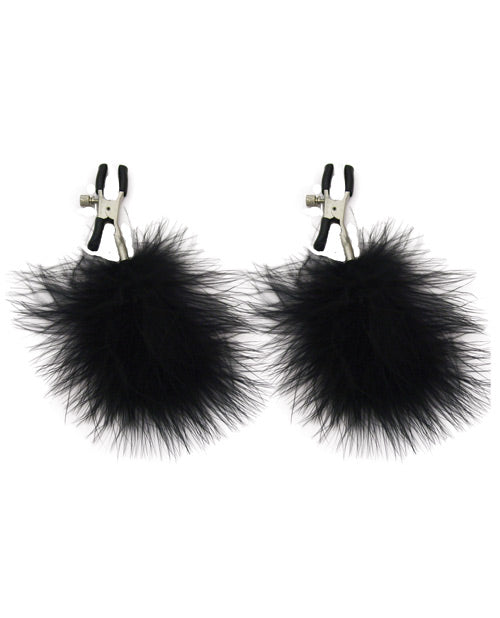 Feathered Nipple Clamps by Sex & Mischief Product Image.