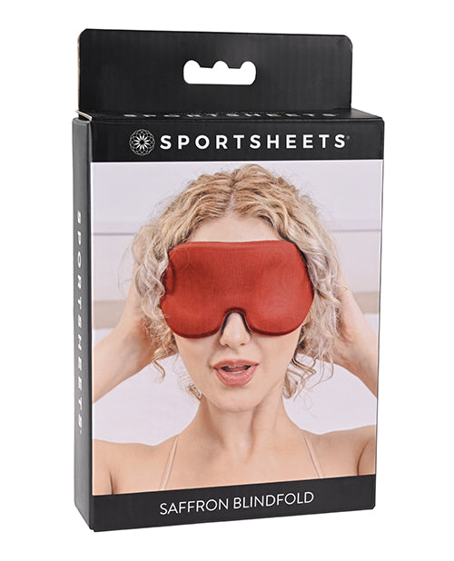 Saffron Memory Foam Sensory Blindfold - featured product image.