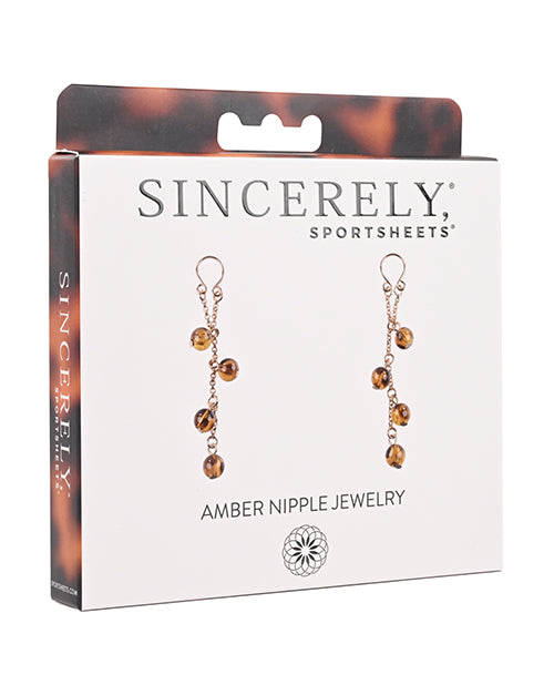 Luxury Tortoiseshell Nipple Jewelry - featured product image.