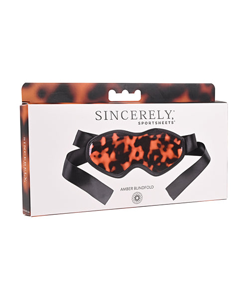 Amber Sensory Luxe Blindfold: Heighten Your Intimate Experience - featured product image.