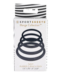 Sportsheets Turquoise O Ring 4 Pack - Enhance Your Intimate Moments