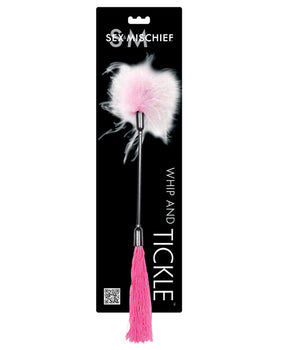 Pink & White Seduction Whip & Tickle Duo - Featured Product Image