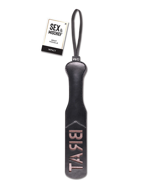 Sex & Mischief Brat Paddle: Mischievous Pleasure Product Image.