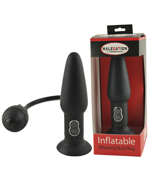 MALESATION Vibrating Inflatable Butt Plug - Customisable Comfort & Pleasure - featured product image.