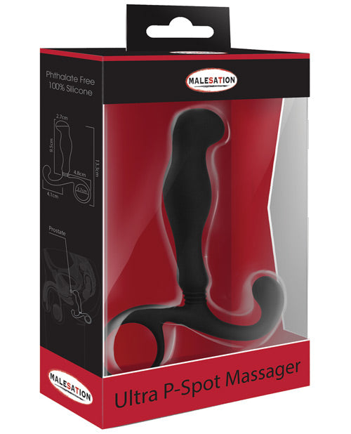 Shop for the Malesation Black P-Spot Massager: Perfect Fit & Maximum Comfort at My Ruby Lips