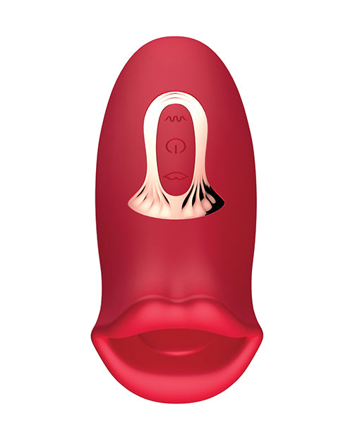 Red Dual Sensory Mouth Stimulator Product Image.