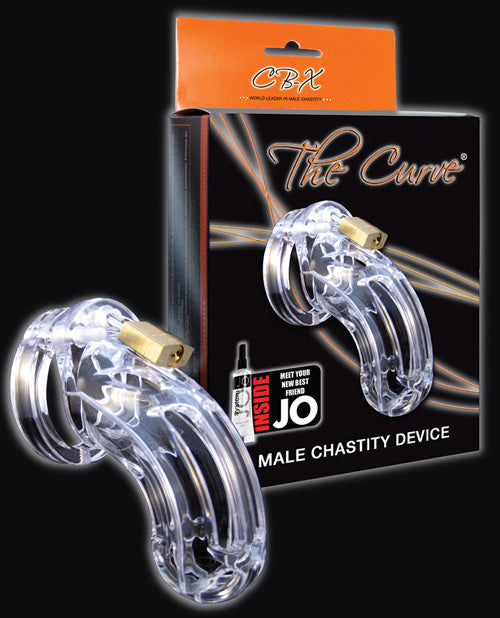 Shop for the Clear Curve 3 3/4" Cock Cage: Ultimate Comfort & Security at My Ruby Lips