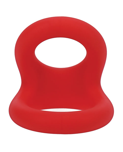 Shop for the Tantus Uplift Crimson Silicone C Ring - Enhance Intimate Pleasure at My Ruby Lips