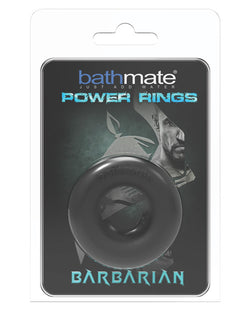 Bathmate Barbarian Black Cock Ring: Warrior's Edge