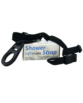 Correa de ducha Bathmate de longitud grande - Negro: Comodidad en la ducha con manos libres - Featured Product Image