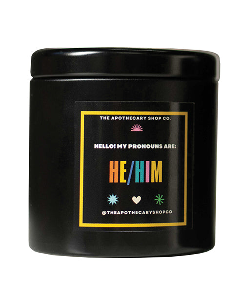 Shop for the He/Him Candle: Pineapple Sage Scent at My Ruby Lips