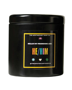 He/Him Candle: Pineapple Sage Scent